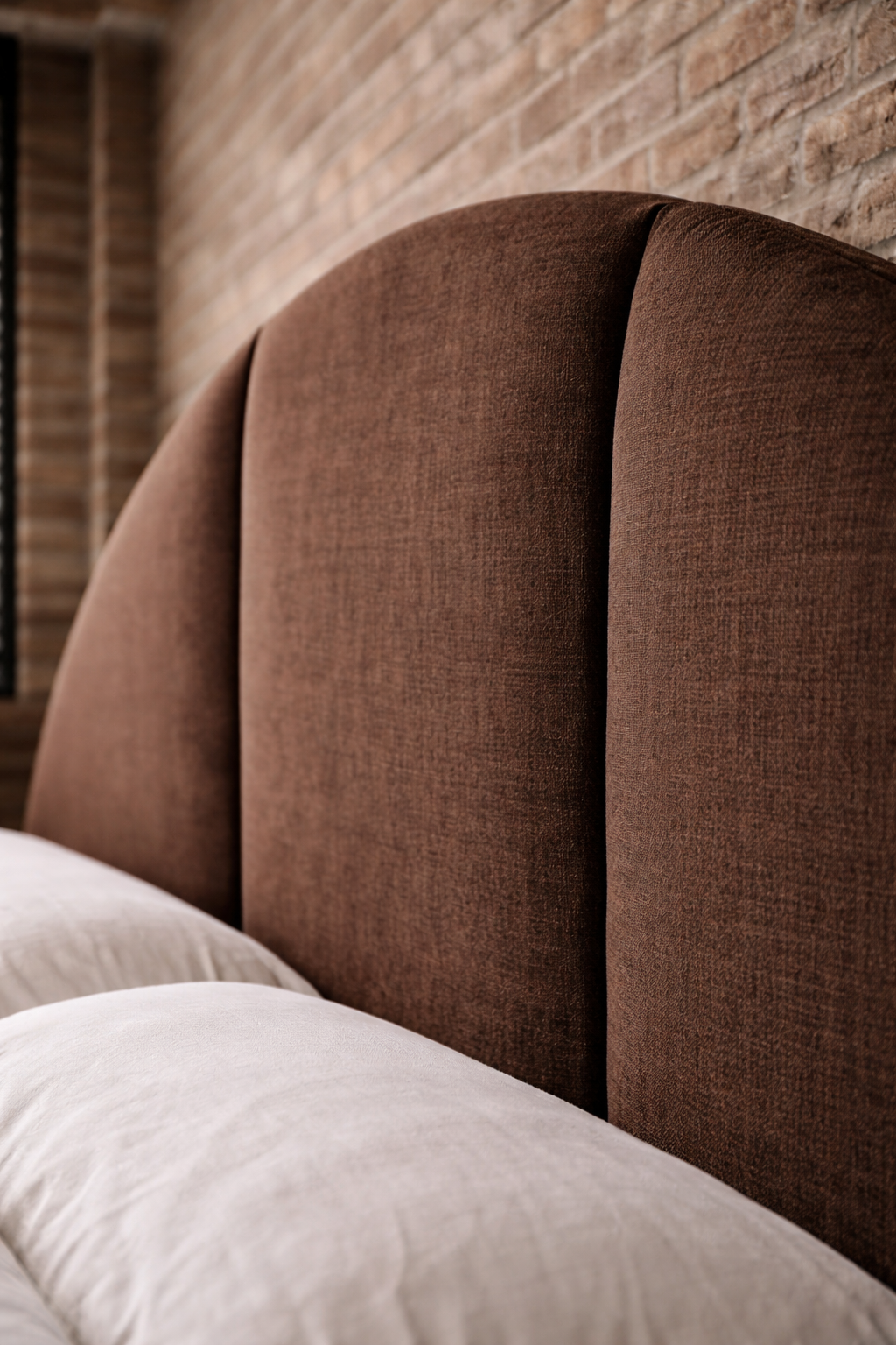 Brooklyn Round Upholstered Bedhead