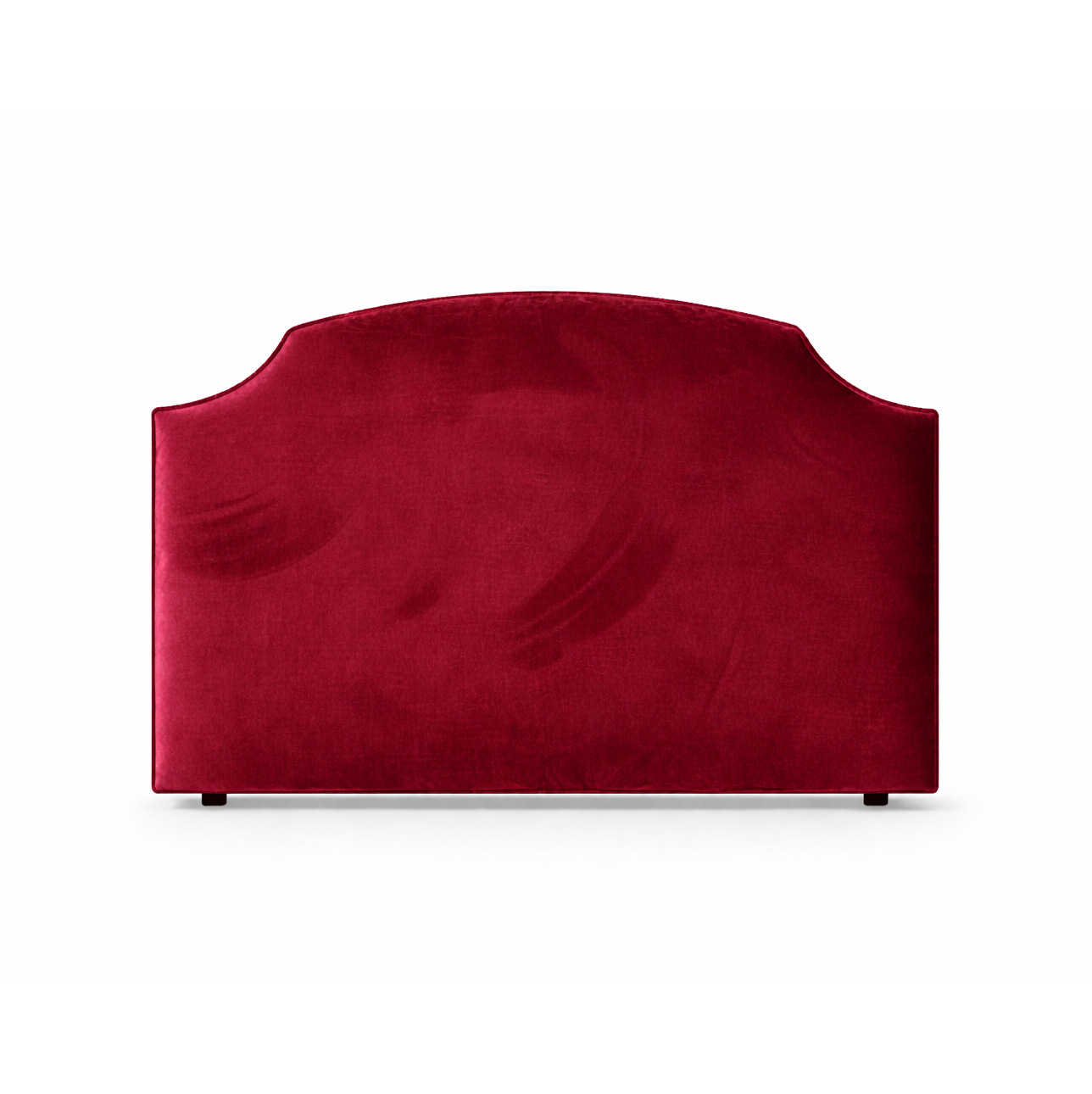 Velvet Hobart Piped Upholstered Bedhead
