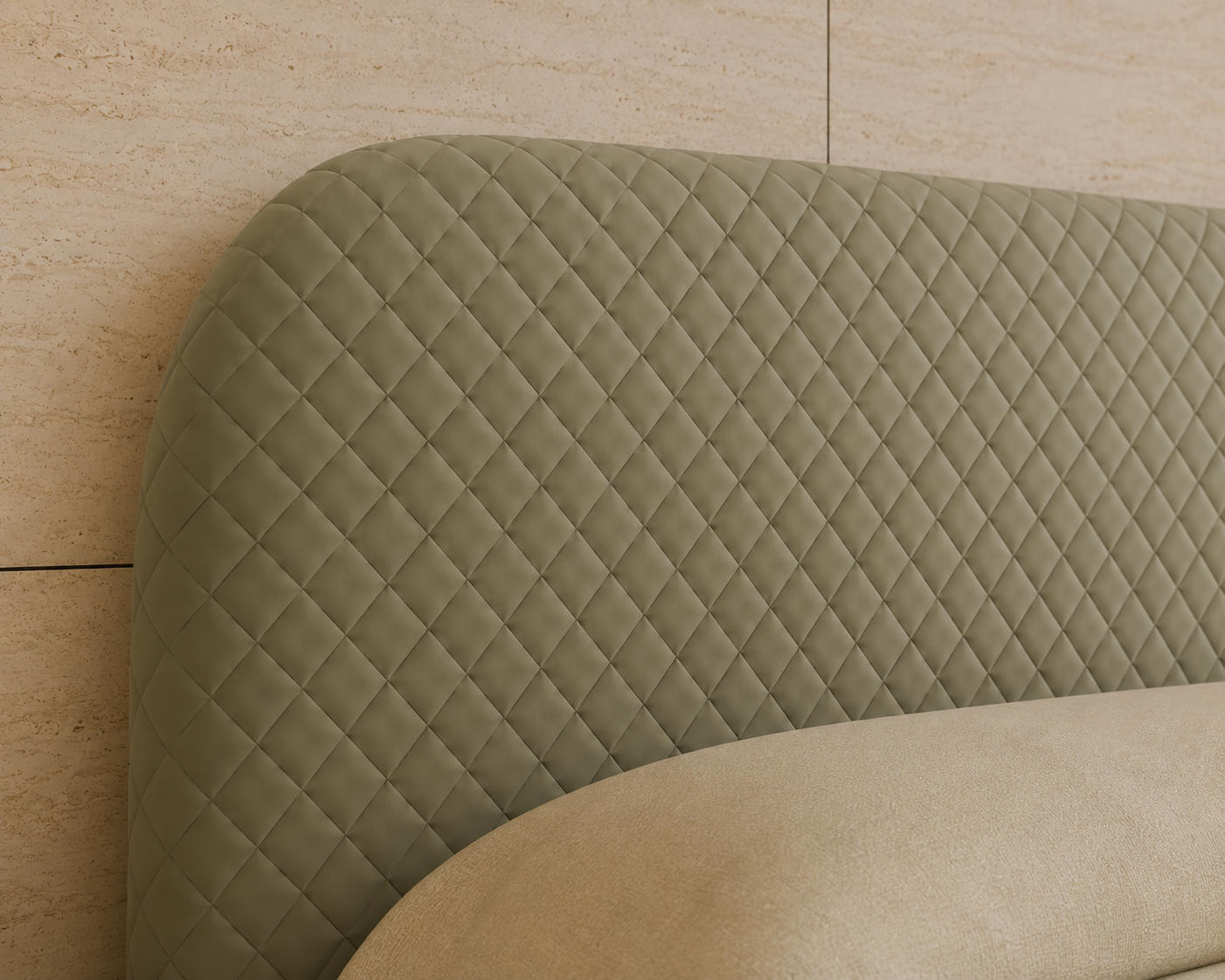 Benito Quilted Leather Upholstered Bedhead