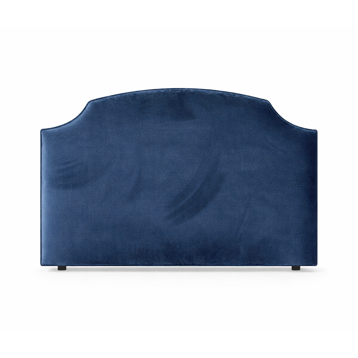 Velvet Hobart Piped Upholstered Bedhead