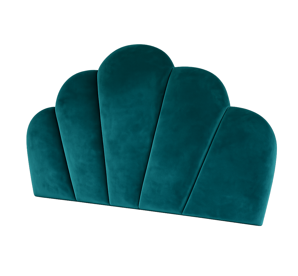 Velvet Shell Upholstered Bedhead