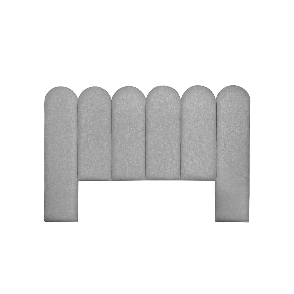 Gray upholstered headboard linen bedheads Australia