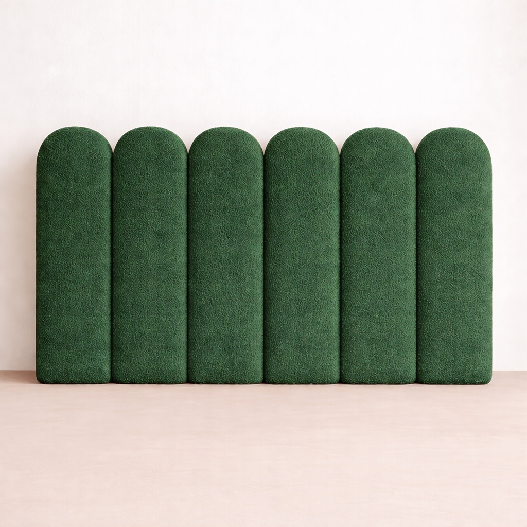 Oscar Boucle Upholstered Bedhead