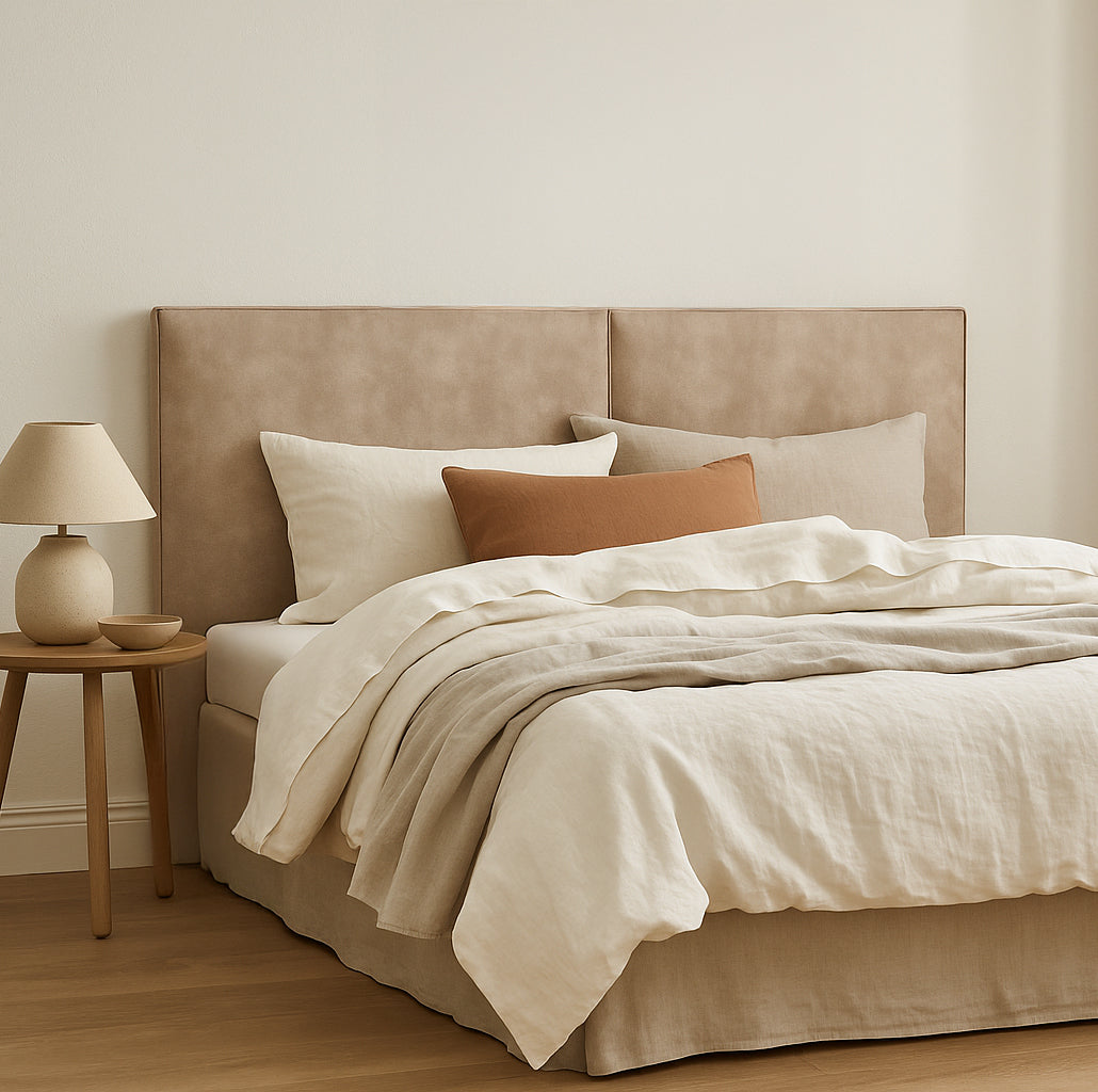 Cove Upholstered Leather Bedhead