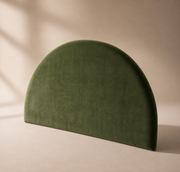 Velvet Round Upholstered Bedhead