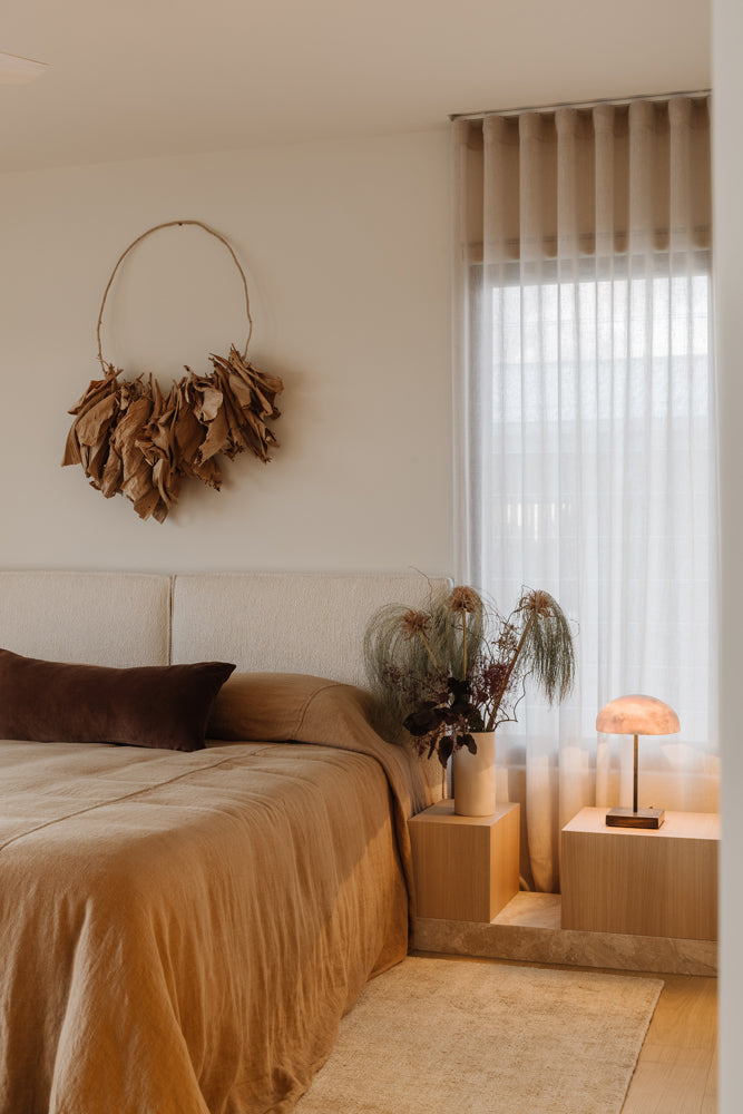 Cove Upholstered Chenille Bedhead