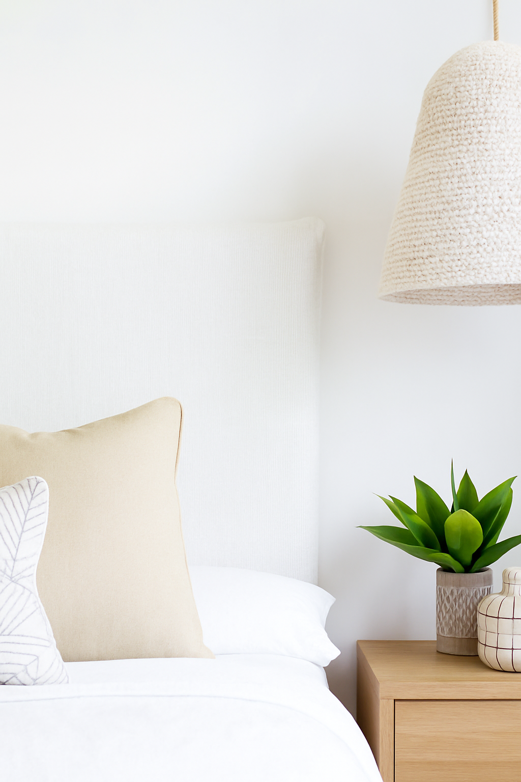 Washable Linen French Seam Slipcover Bedhead