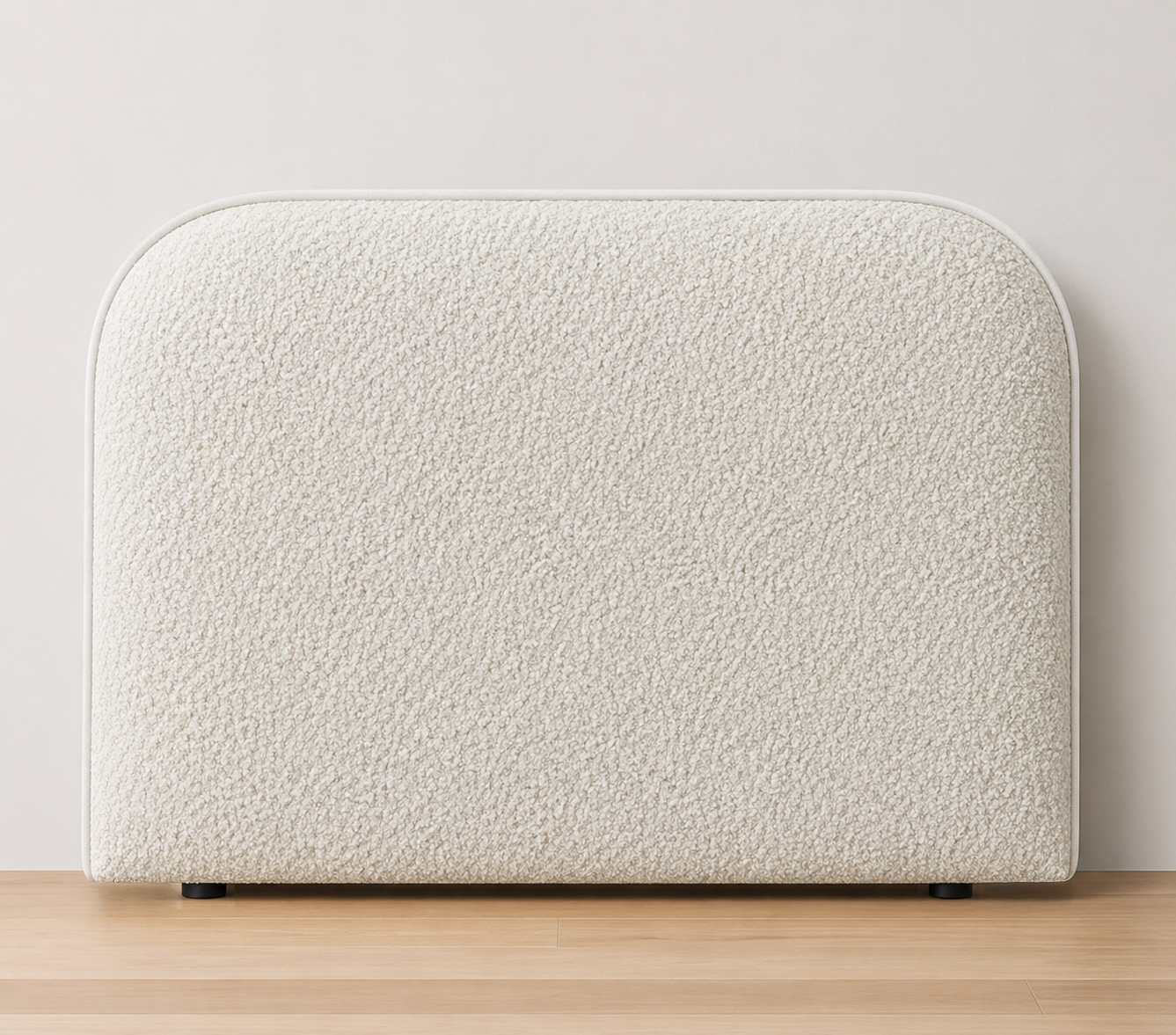 Ovis Piped Boucle Upholstered Bedhead