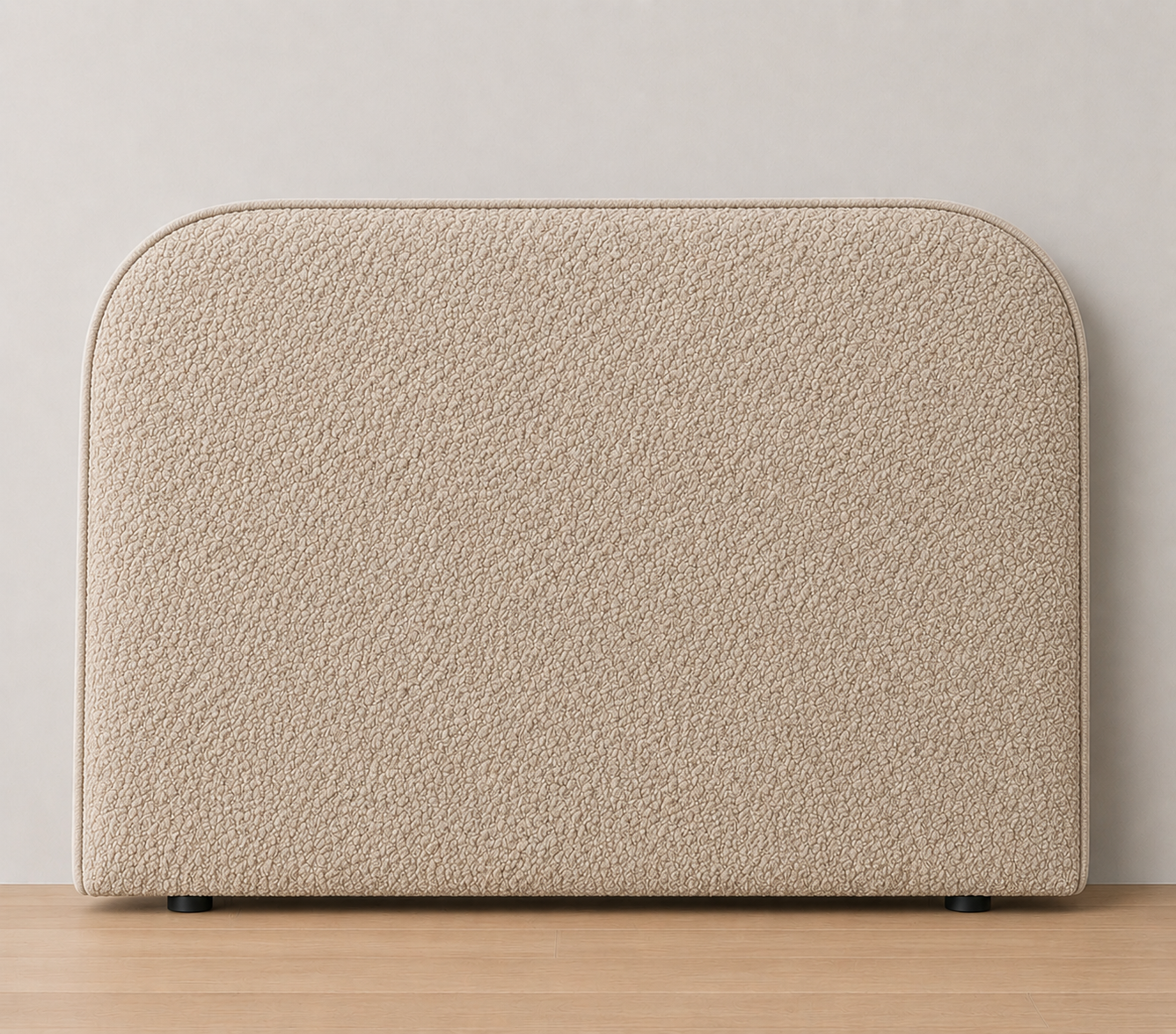 Ovis Piped Boucle Upholstered Bedhead