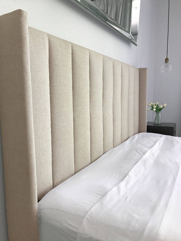 Winton Winged Upholstered Bedhead