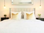 Winton Winged Upholstered Bedhead